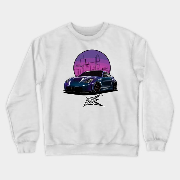 nismo 350z pearl deep blue Crewneck Sweatshirt by naquash